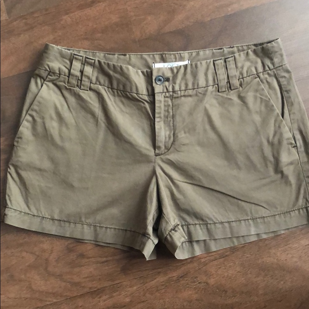 Loft brown shorts size 6